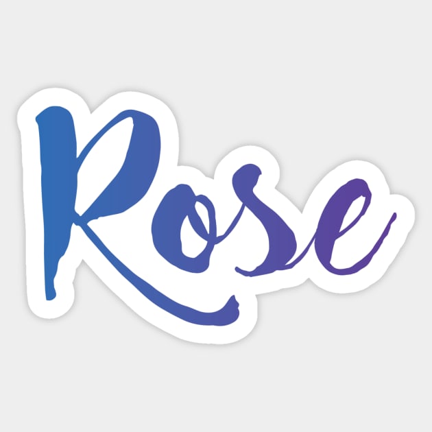 Rose Sticker by ampp